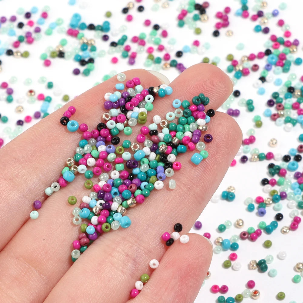 2mm Czech Glass Seed Beads 10g – DIY Jewelry Spacer Beads Glass Seed Beads PLUSH