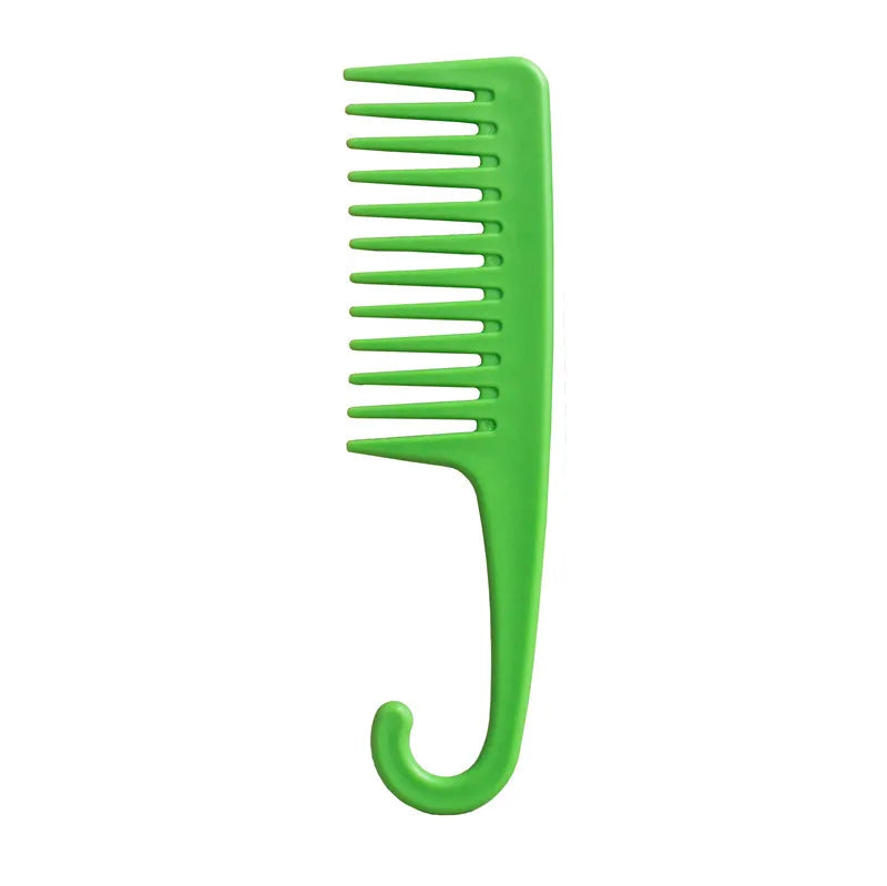Anti-Static Wide Bending Comb for Wigs & Hair Styling Hair Styling Comb PLUSH dark green