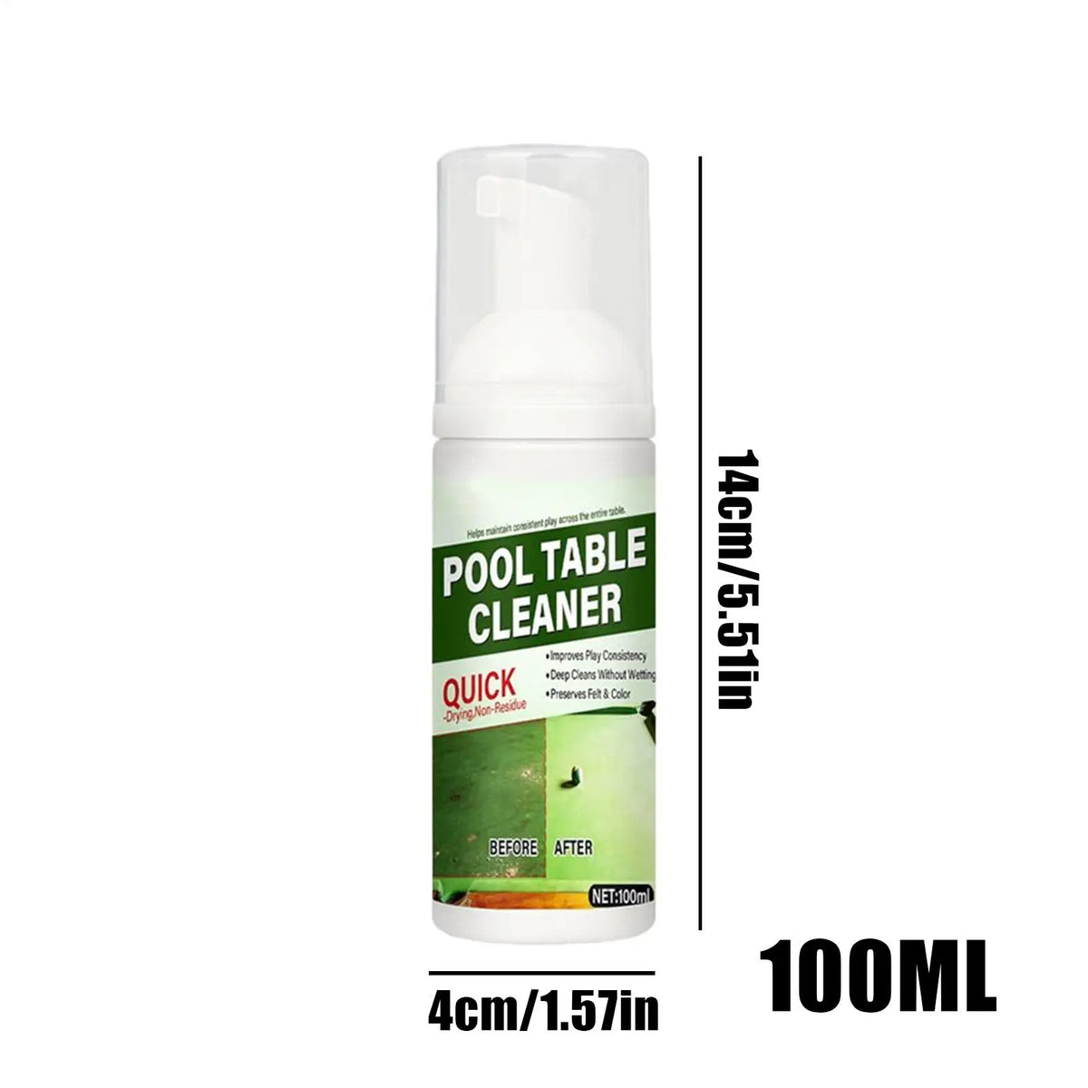 100ml Billiard Ball Cleaning Spray & Towel – Restore Shine Billiard Cleaning Kit PLUSH