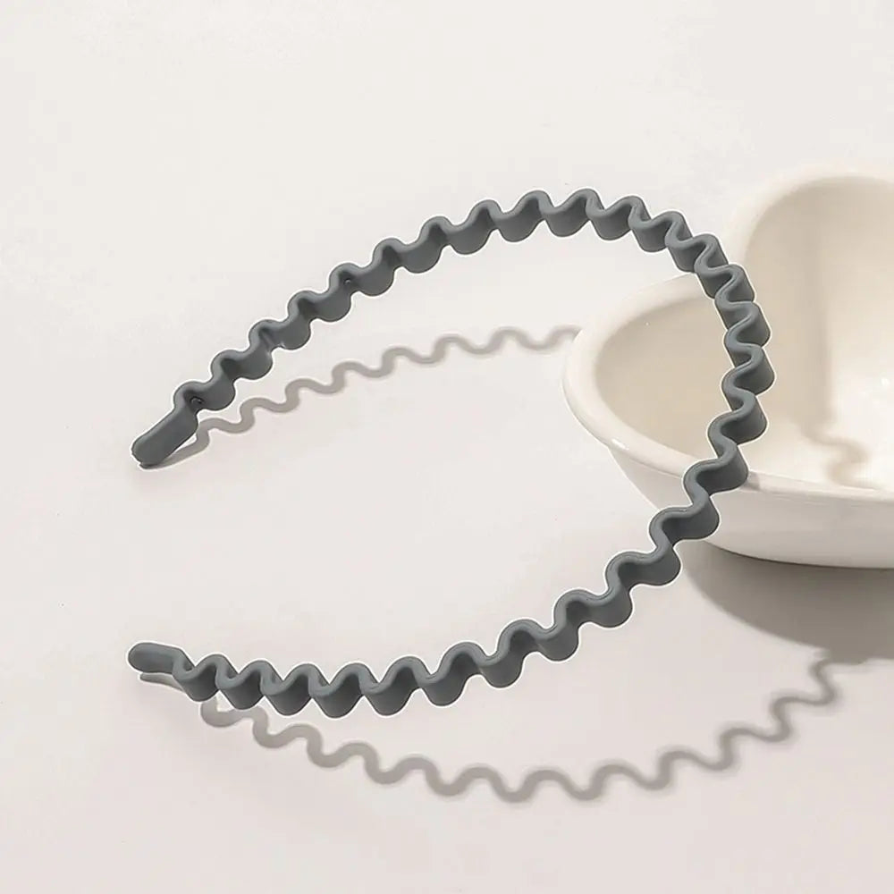Korean Matte Teeth Wave Headband – Non-Slip Hair Hoop Hair Headband PLUSH