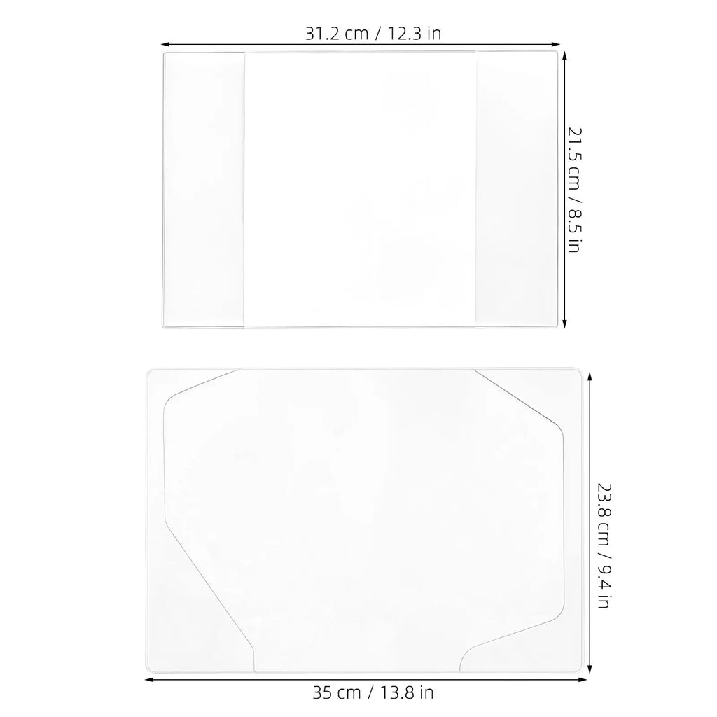 A5 Clear Notebook Cover – Waterproof Protective Sleeve Set Notebook Cover PLUSH