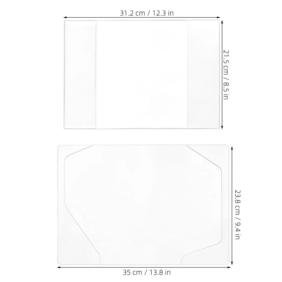 A5 Clear Notebook Cover – Waterproof Protective Sleeve Set Notebook Cover PLUSH