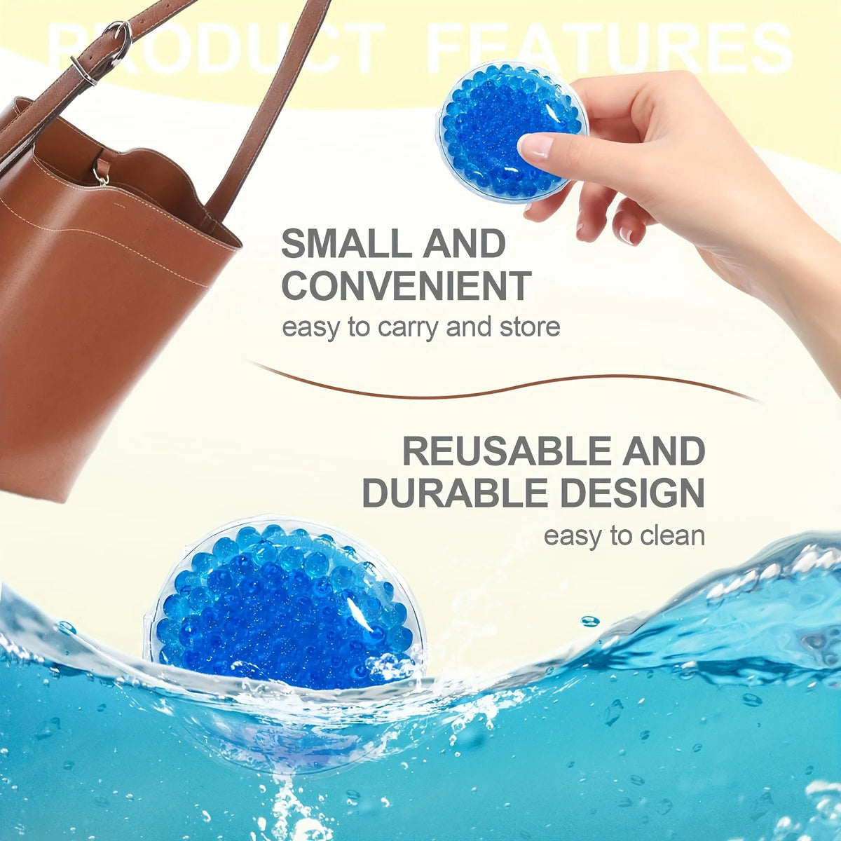 Reusable Hot & Cold Gel Eye Compress Pad – Cooling & Warming Eye Compress Pad PLUSH