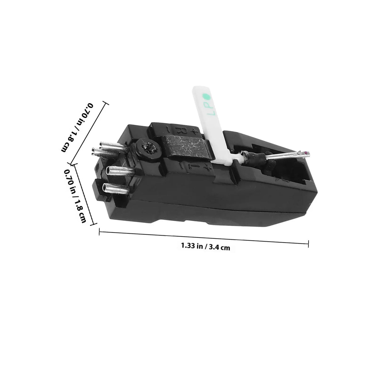 Foxnovo Turntable Cartridge Dual Needle Stylus for Vinyl Records Turntable Cartridge PLUSH