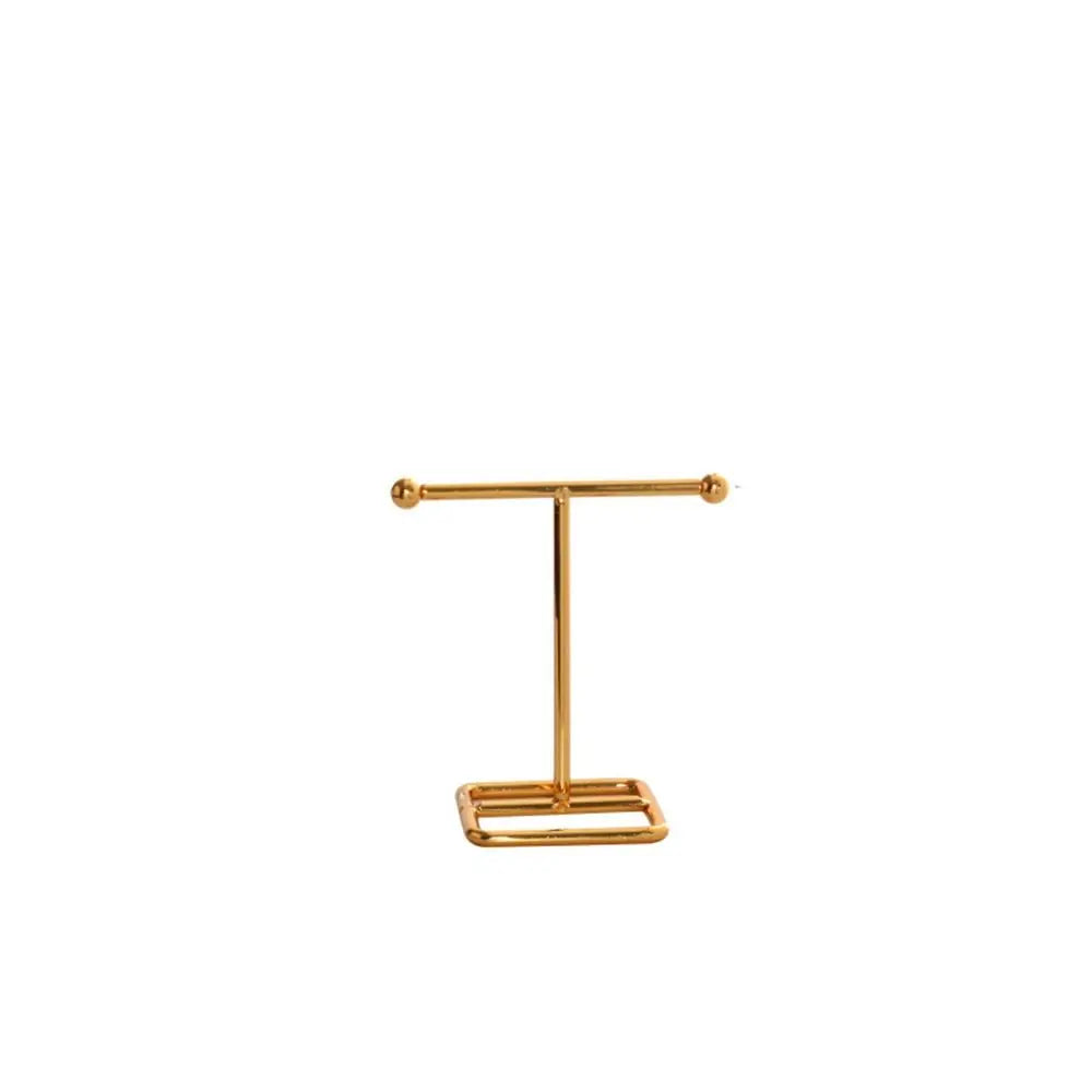 T-Shape Metal Jewelry Display Stand | Earring Organizer Rack Jewelry Display Stand PLUSH S