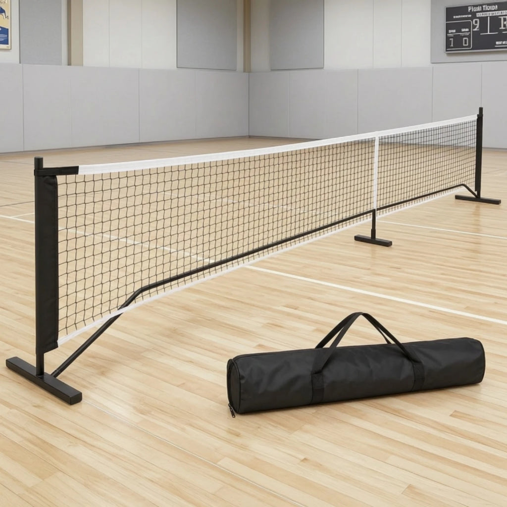 Portable Pickleball Net with Bag – Foldable 6.7m Court Net Pickleball Net PLUSH