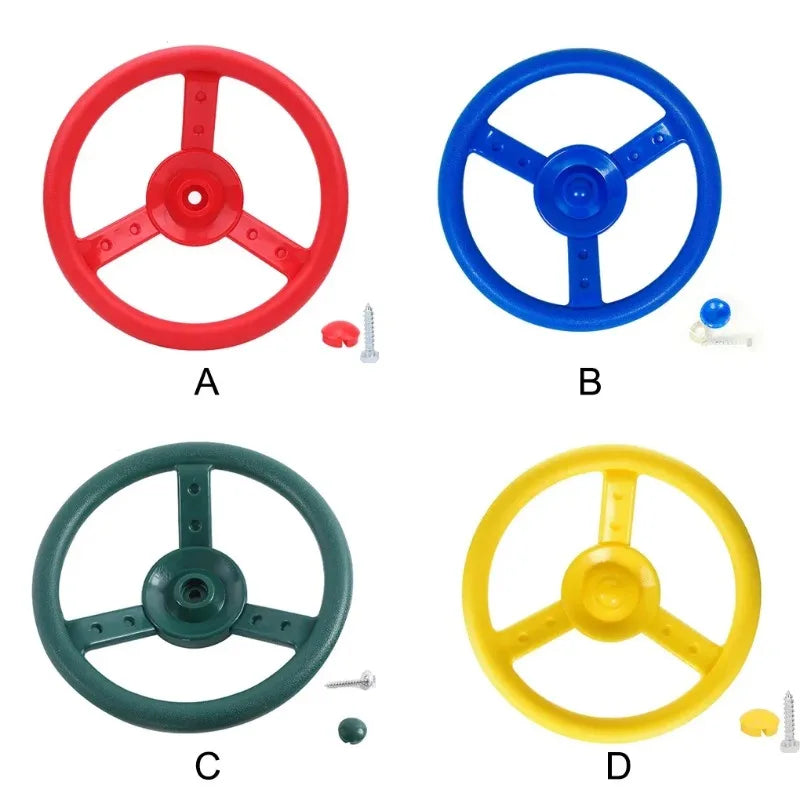 Swing Set Steering Wheel – Kids Playground Accessory Swing Set Accessory PLUSH