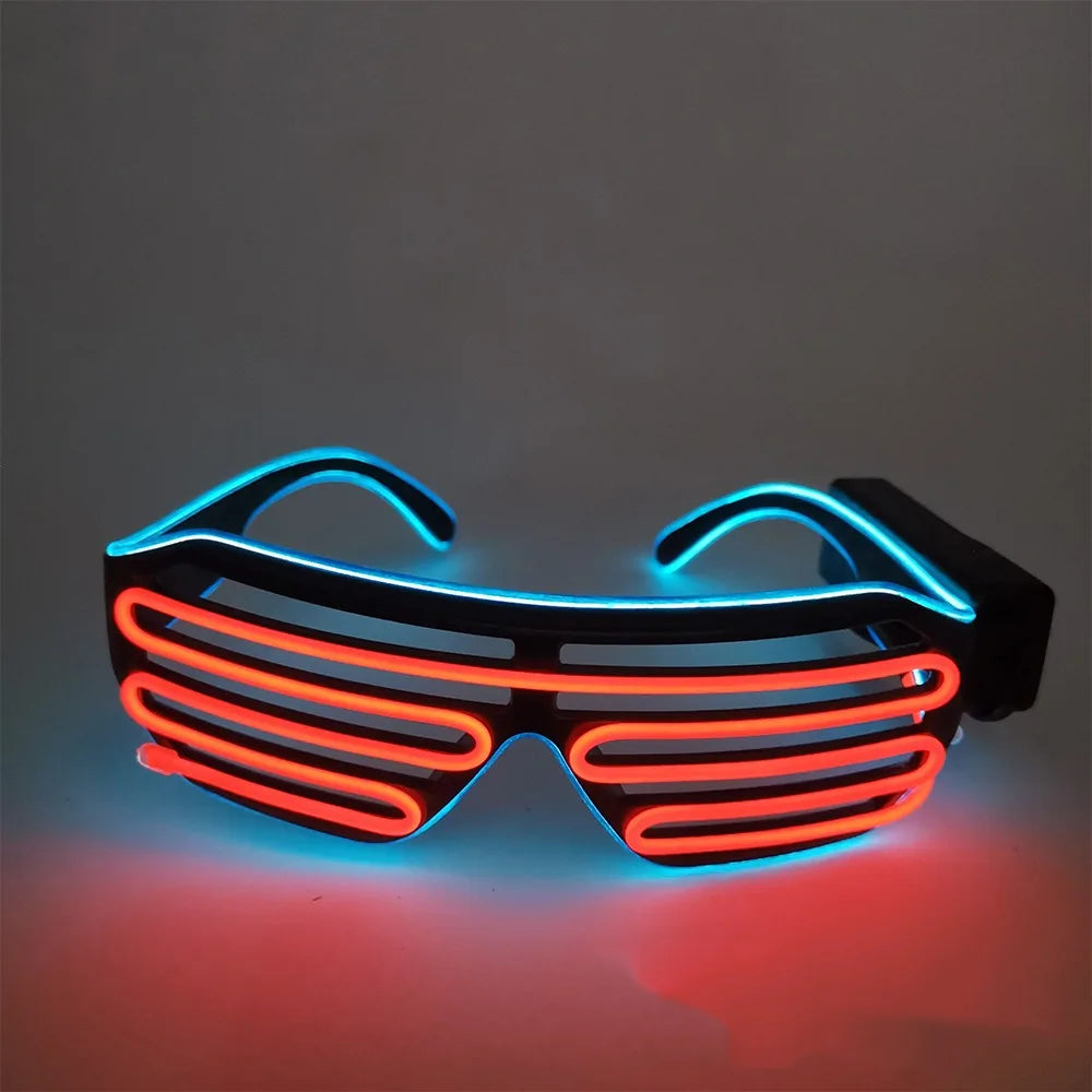 LED Glowing Glasses – Colorful Light-Up Party Glasses LED Party Glasses PLUSH Style 11