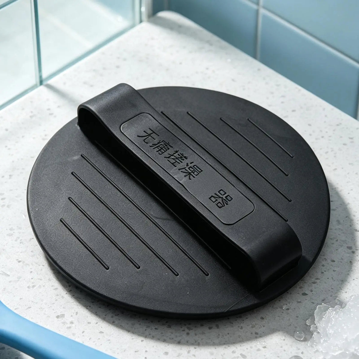 Rubber Exfoliating Bath Scrubber – Circular Body Shower Brush Bath Scrubber Brush PLUSH