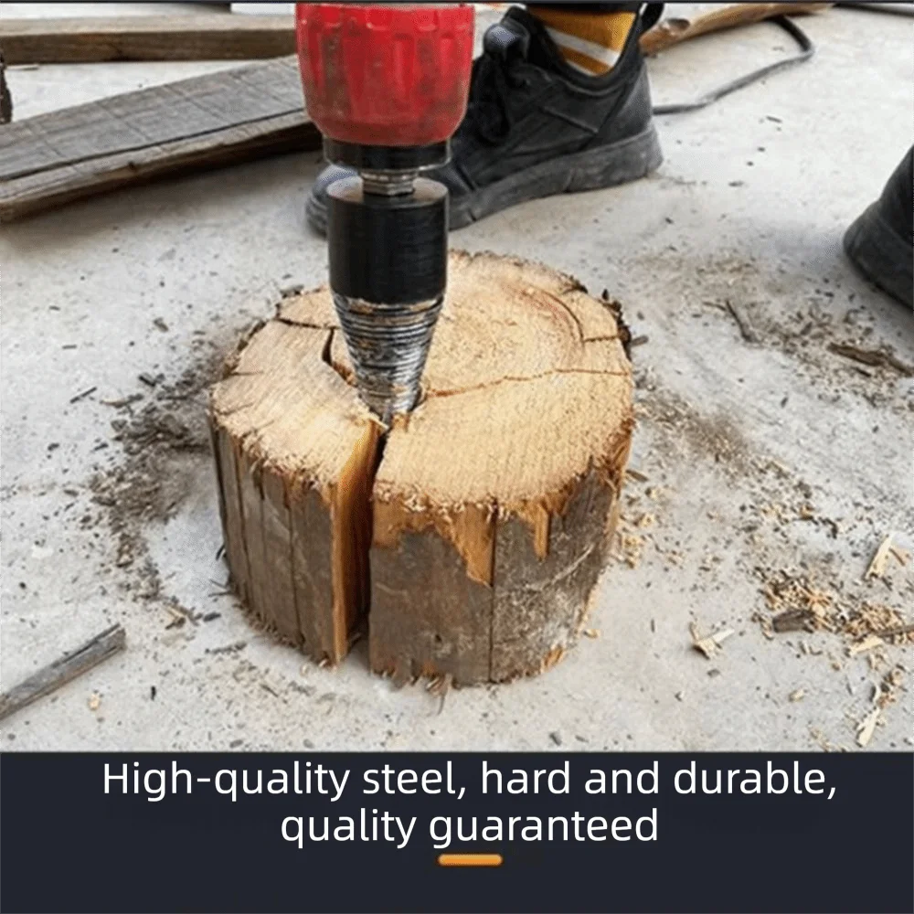 Wood Splitter Drill Bit Set 32mm 42mm 50mm – 4pcs + 3 Handles Wood Splitter Bit Set PLUSH