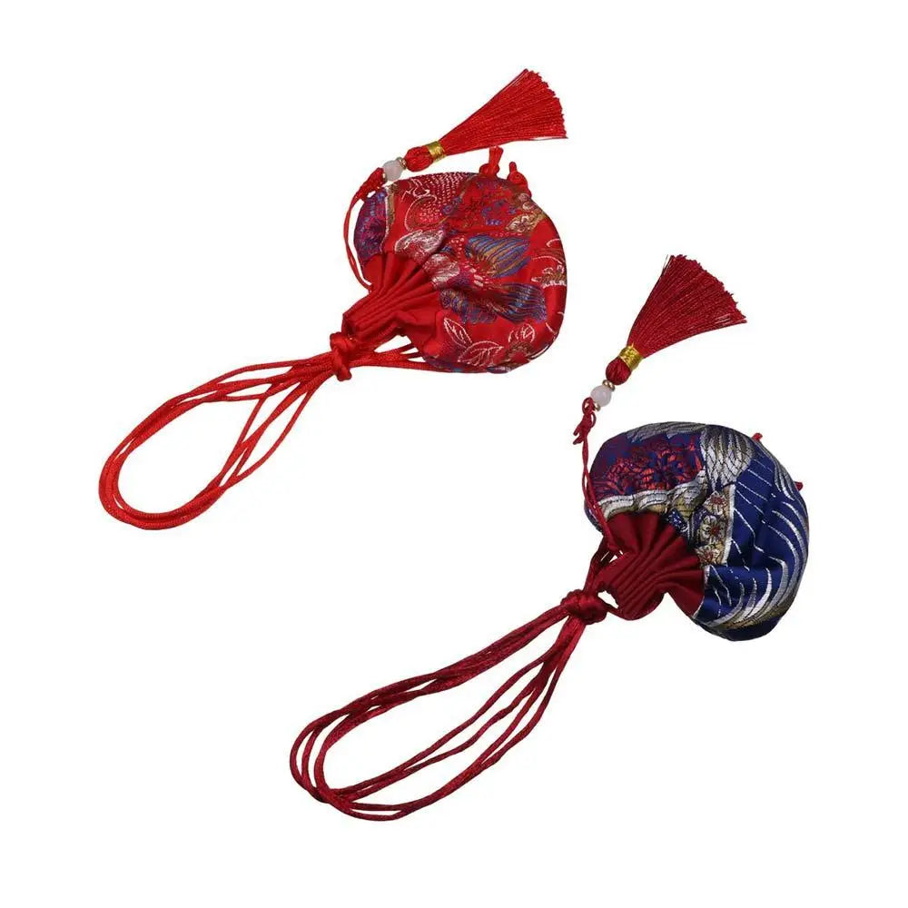Brocade Floral Embroidery Sachet Pouch – Retro Jewelry Bag Jewelry Storage Pouch PLUSH