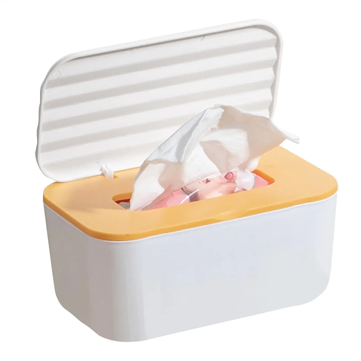 Dustproof Wipes Dispenser Box with Lid | Home Car Office Wipes Dispenser Box PLUSH