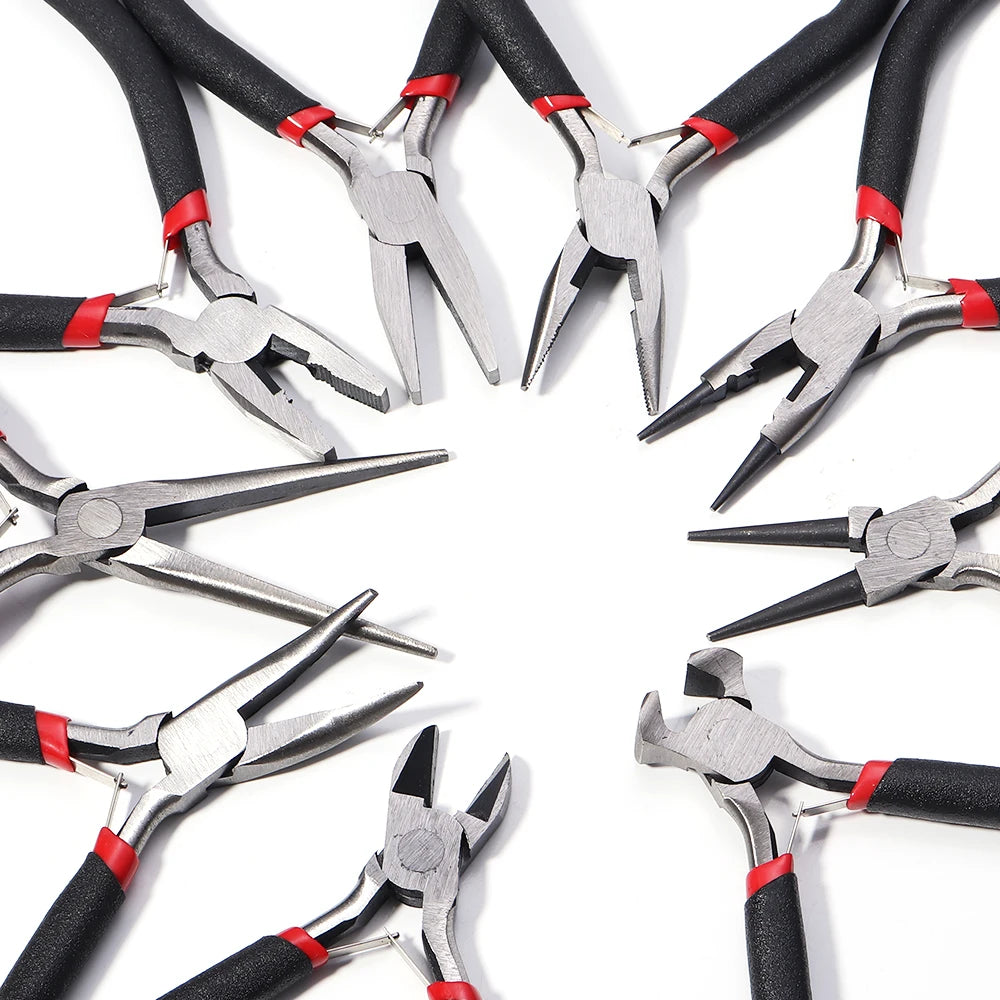 Mini Needle Nose Jewelry Pliers – DIY Beading & Craft Tool Jewelry Making Pliers PLUSH
