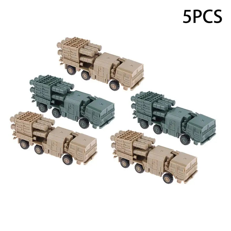 1/144 HQ16 Missile Launcher 4D Assembly Military Model Kit Military Model Kit PLUSH 5PCS