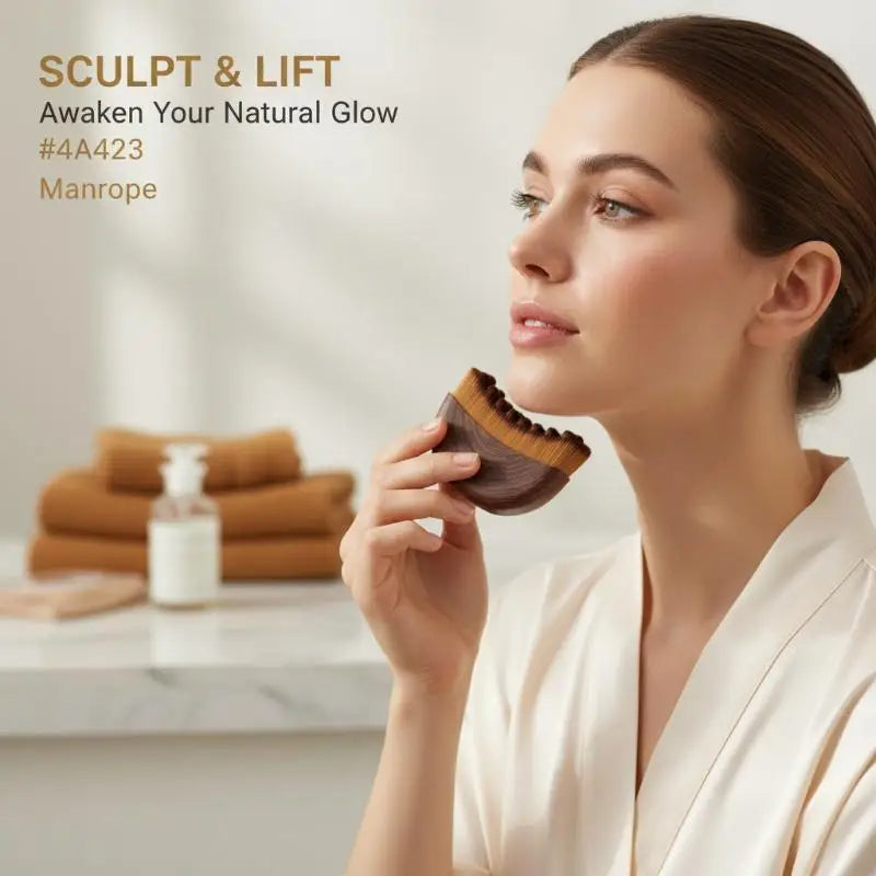 SADOER Facial Sculpting Brush – Soft Bristle Contouring Tool Facial Sculpting Brush PLUSH