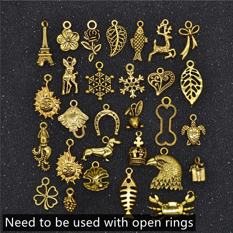 30pcs Dreadlock Braid Beads – Mixed Charm Hair Rings Set Hair Braid Beads PLUSH 30pcs NO.14
