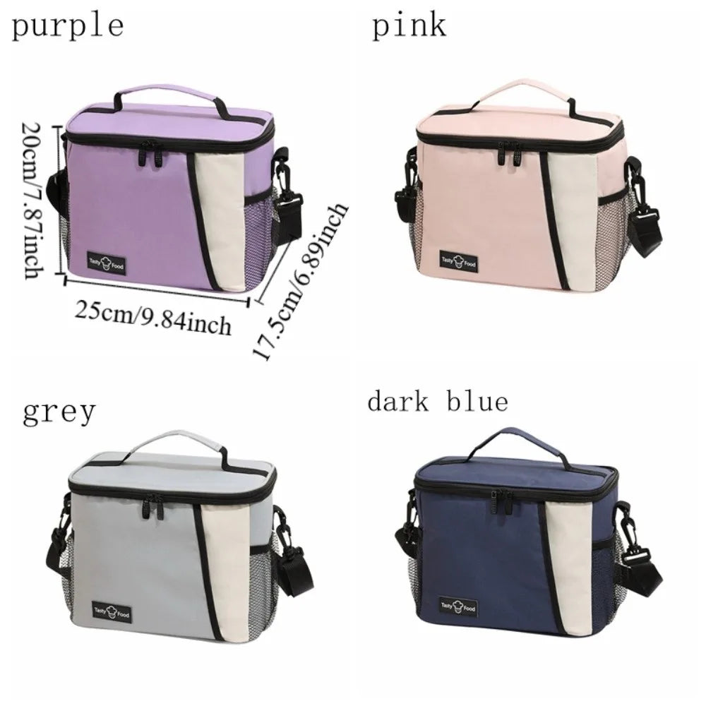 Large Capacity Leakproof Picnic Bag with Shoulder Strap Insulated Picnic Bag PLUSH