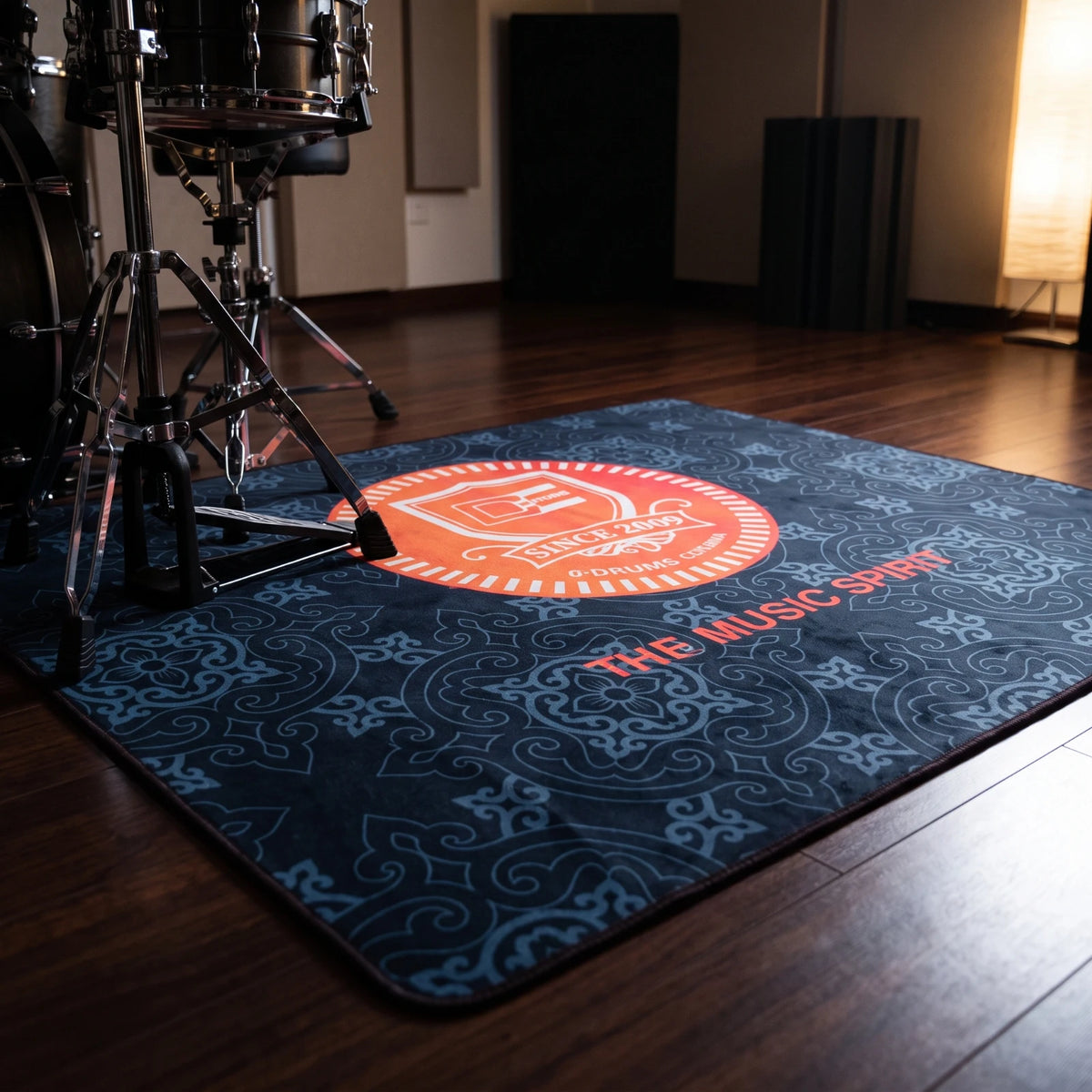 Patterned Drum Kit Rug | Non-Slip Backing | 2x1.6m Drum Kit Rug PLUSH