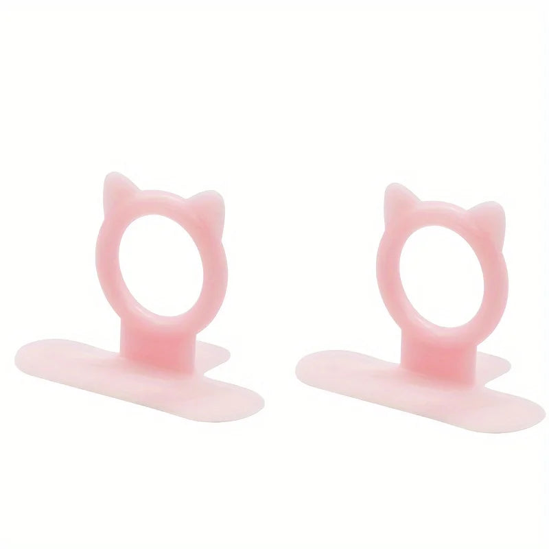 Silicone Toilet Lid Handle – Non-Contact Hygienic Bathroom Grip Toilet Lid Handle PLUSH Pink