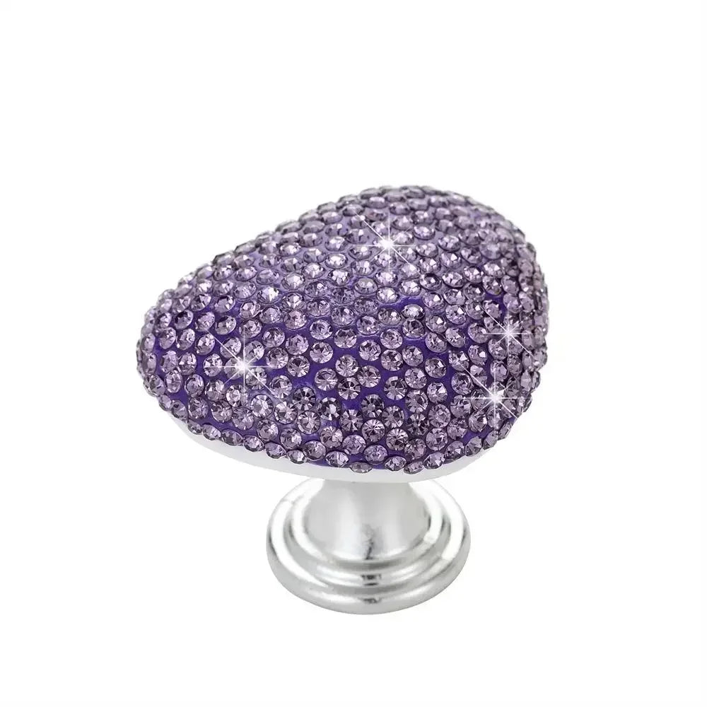 Heart-Shaped Toilet Flush Button Aid – Manicure Protector Toilet Button Aid PLUSH Purple