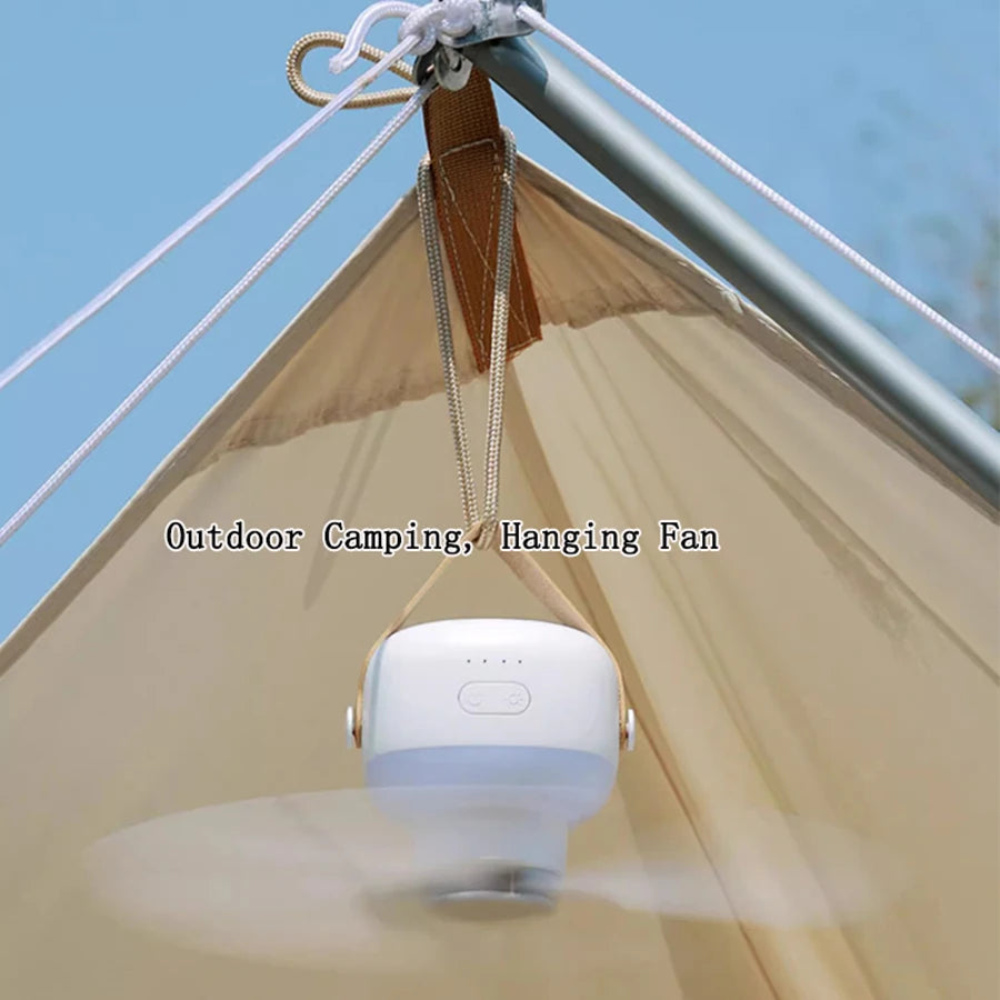 Portable Camping Ceiling Fan 7200mAh Battery & Remote Control Portable Ceiling Fan PLUSH