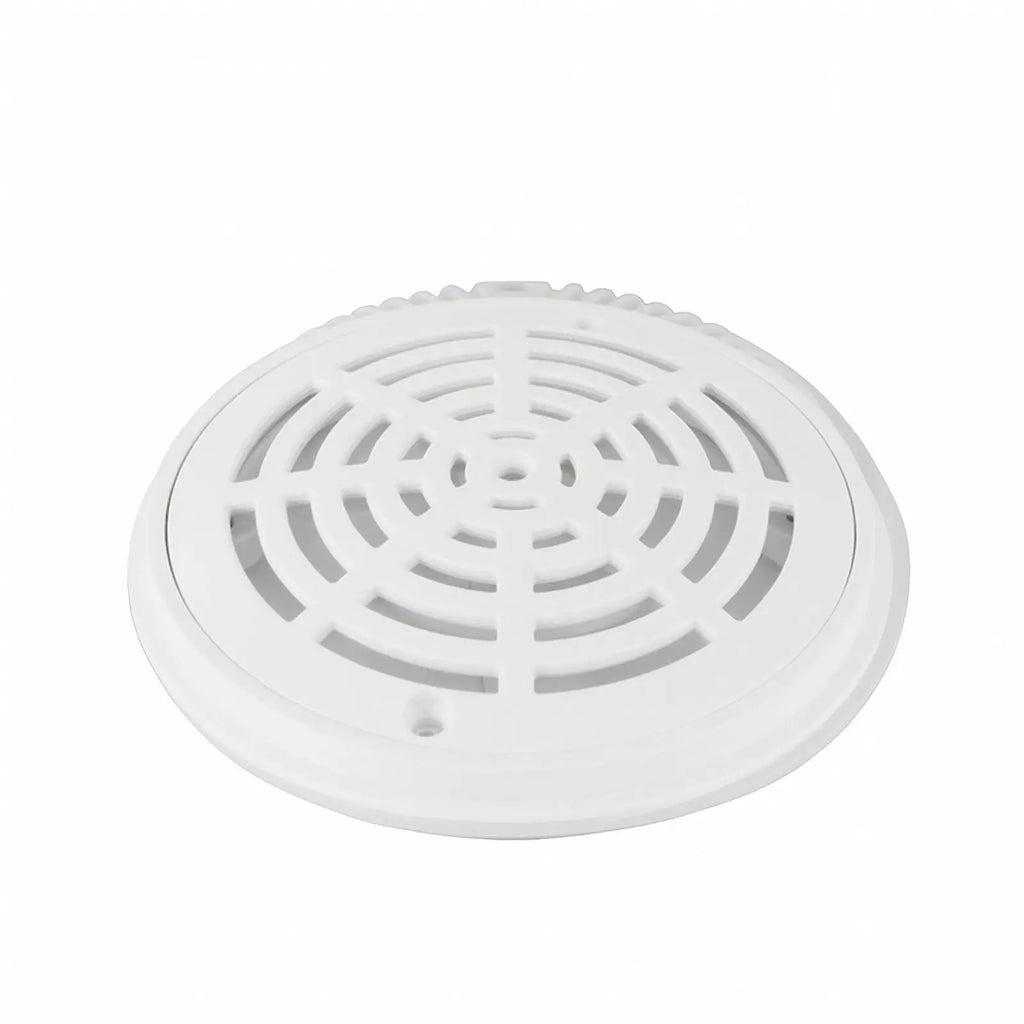 White Round ABS Pool Main Drain Cover – Inground Replacement Pool Drain Cover PLUSH Default Title
