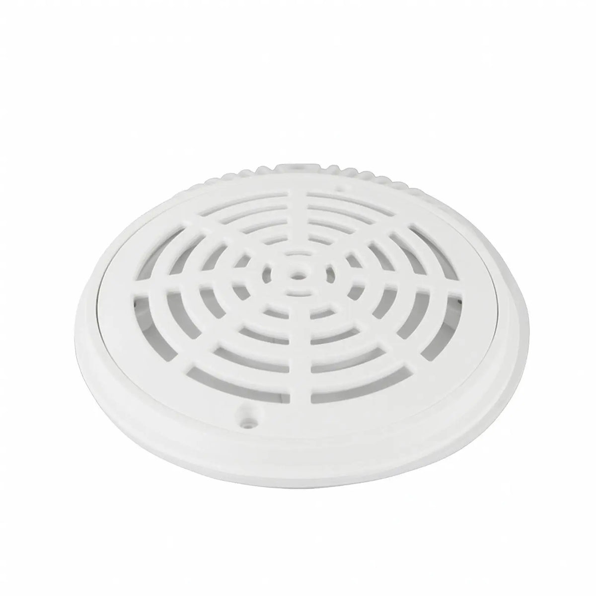 White Round ABS Pool Main Drain Cover – Inground Replacement Pool Drain Cover PLUSH Default Title