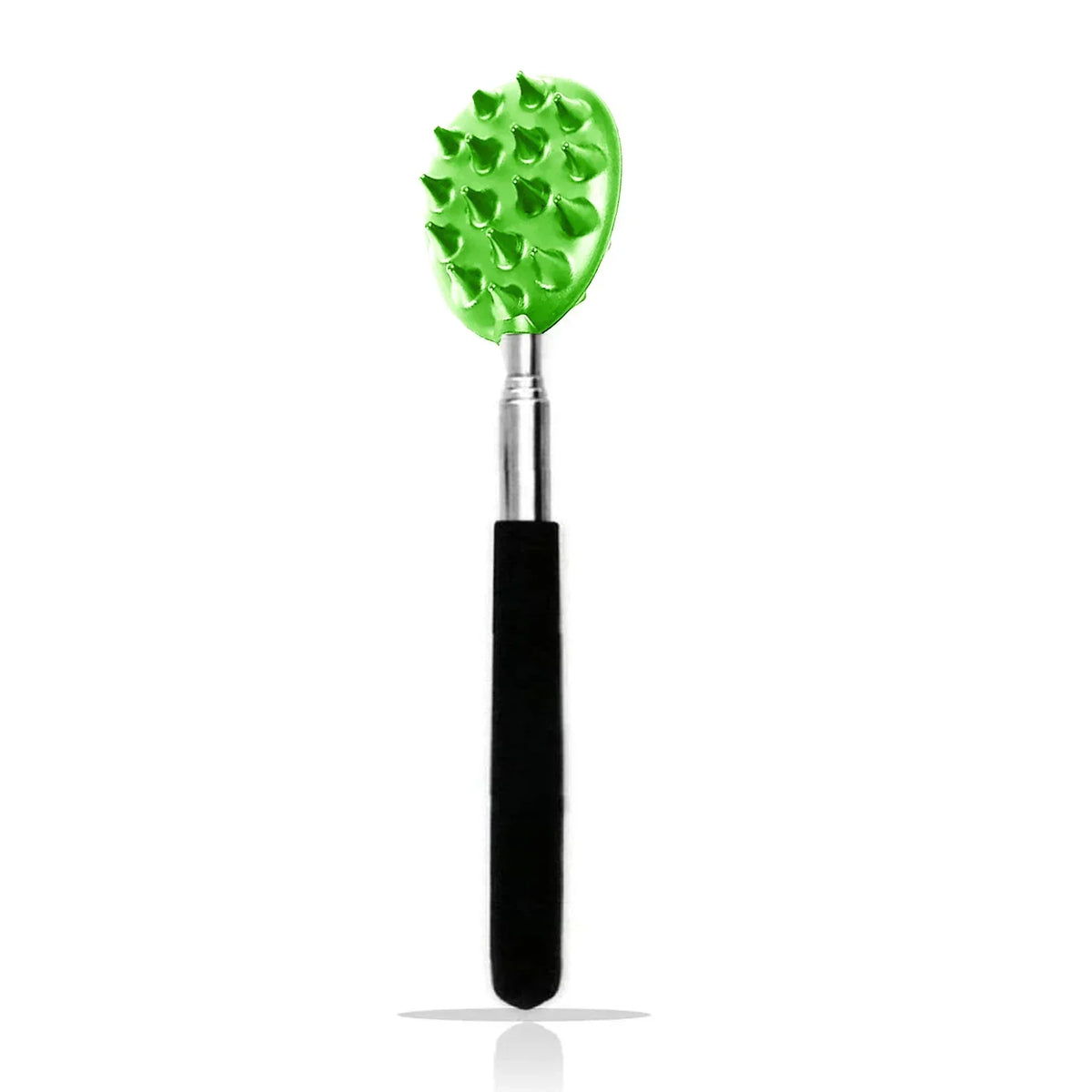 Telescoping Back Scratcher 3-in-1 Set – Extends to 32" Back Scratcher Tool PLUSH Green