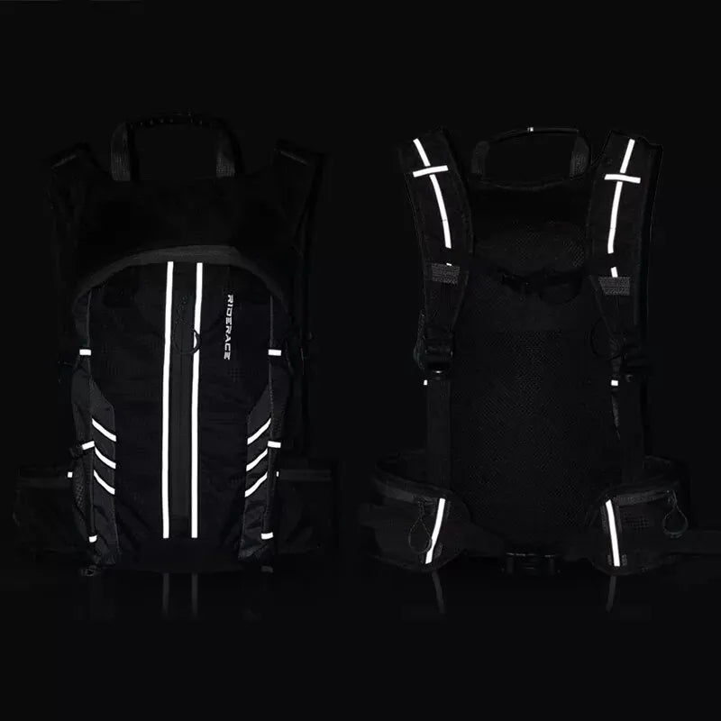 RIDERACE 10L Foldable Hydration Backpack – Cycling & Hiking Hydration Backpack PLUSH