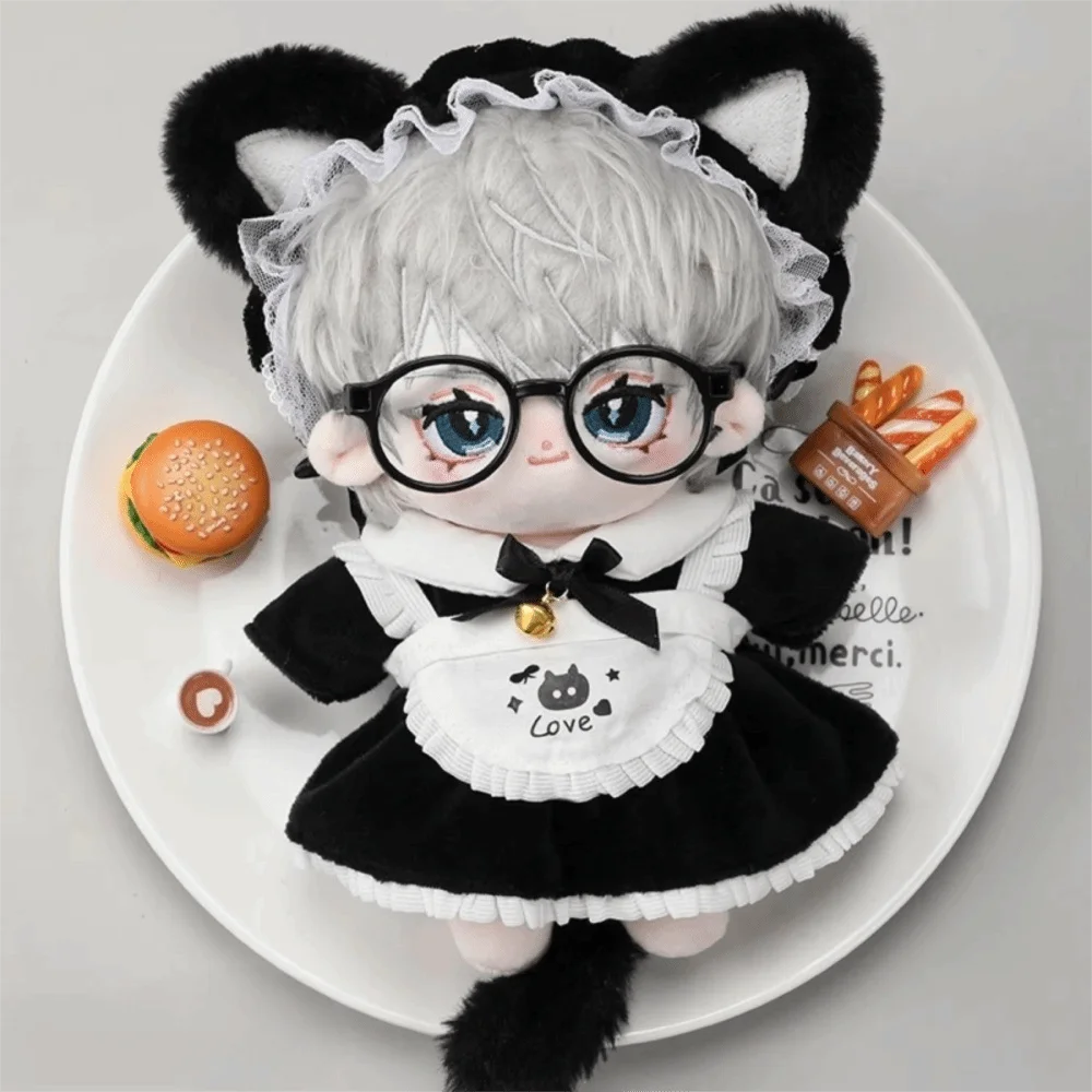 Cat Maid Doll Outfit Set – Mini Dress for 10/20cm Dolls Doll Outfit Set PLUSH