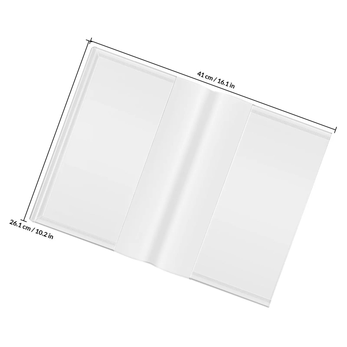 10-Pack Clear Waterproof Book Covers – Reusable Textbook Protectors Book Cover Protector PLUSH