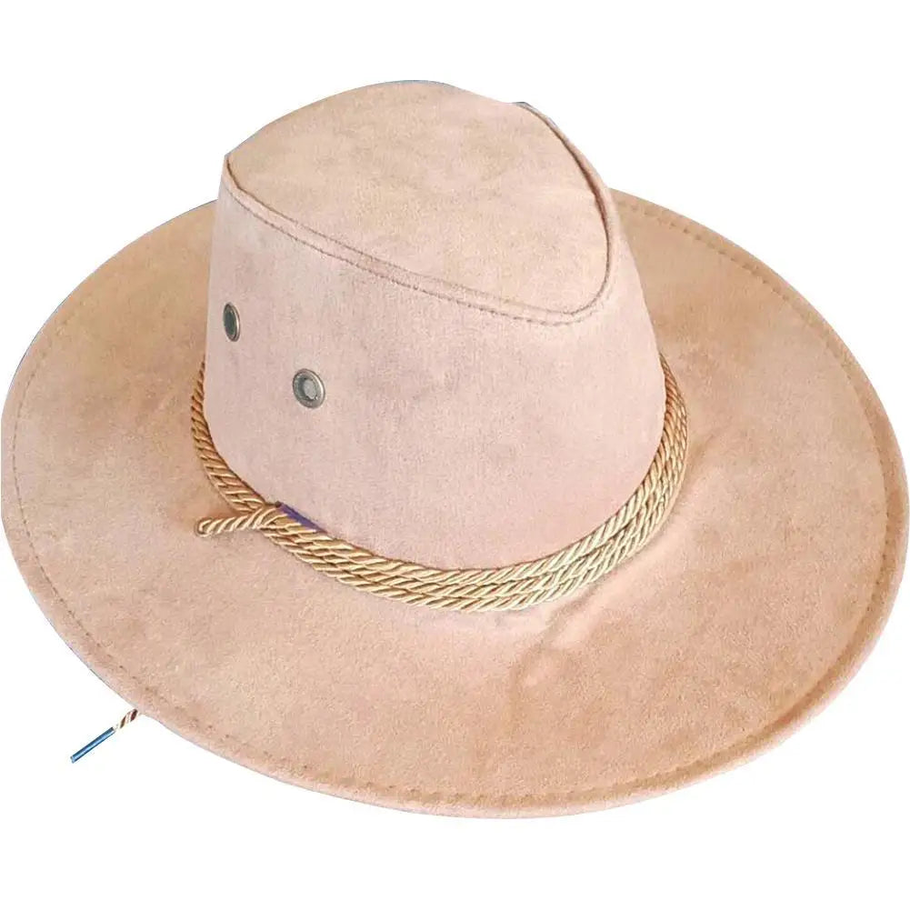 Western Cowboy Hat Wide Brim Unisex Jazz Cap – All Seasons Western Cowboy Hat PLUSH