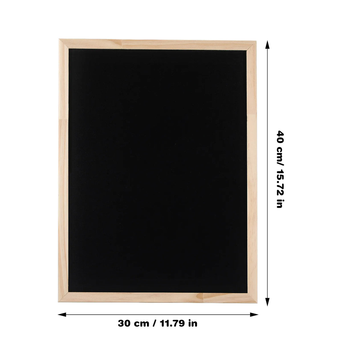Hanging Wooden Chalkboard Sign | Rustic Wall Mounted Framed Board Chalkboard Wall Sign PLUSH