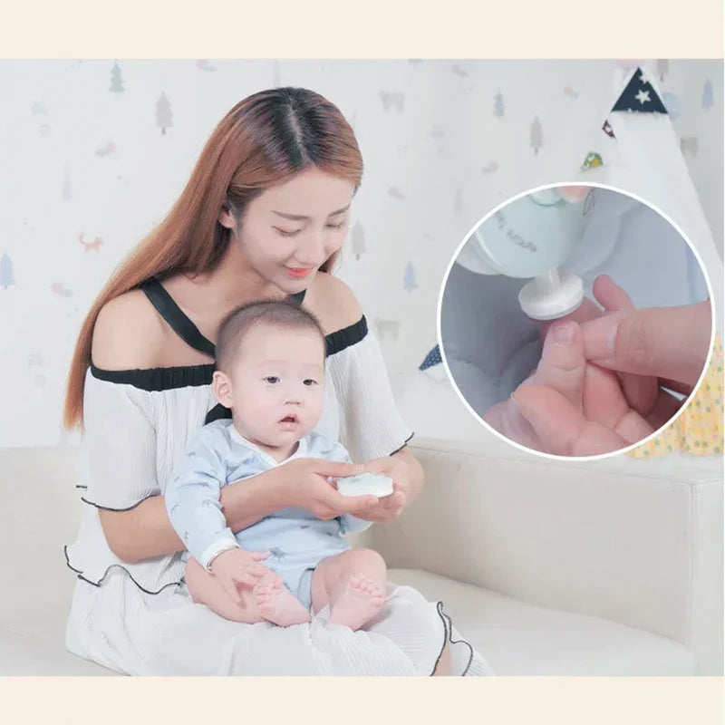 Electric Baby Nail Trimmer & Polisher – Safe Newborn Kit Baby Nail Trimmer PLUSH
