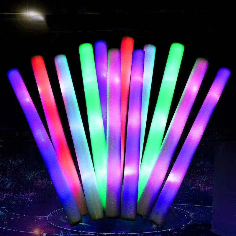 Colorful LED Glow Wands Flash Sticks for Parties & Events Party Glow Wand PLUSH