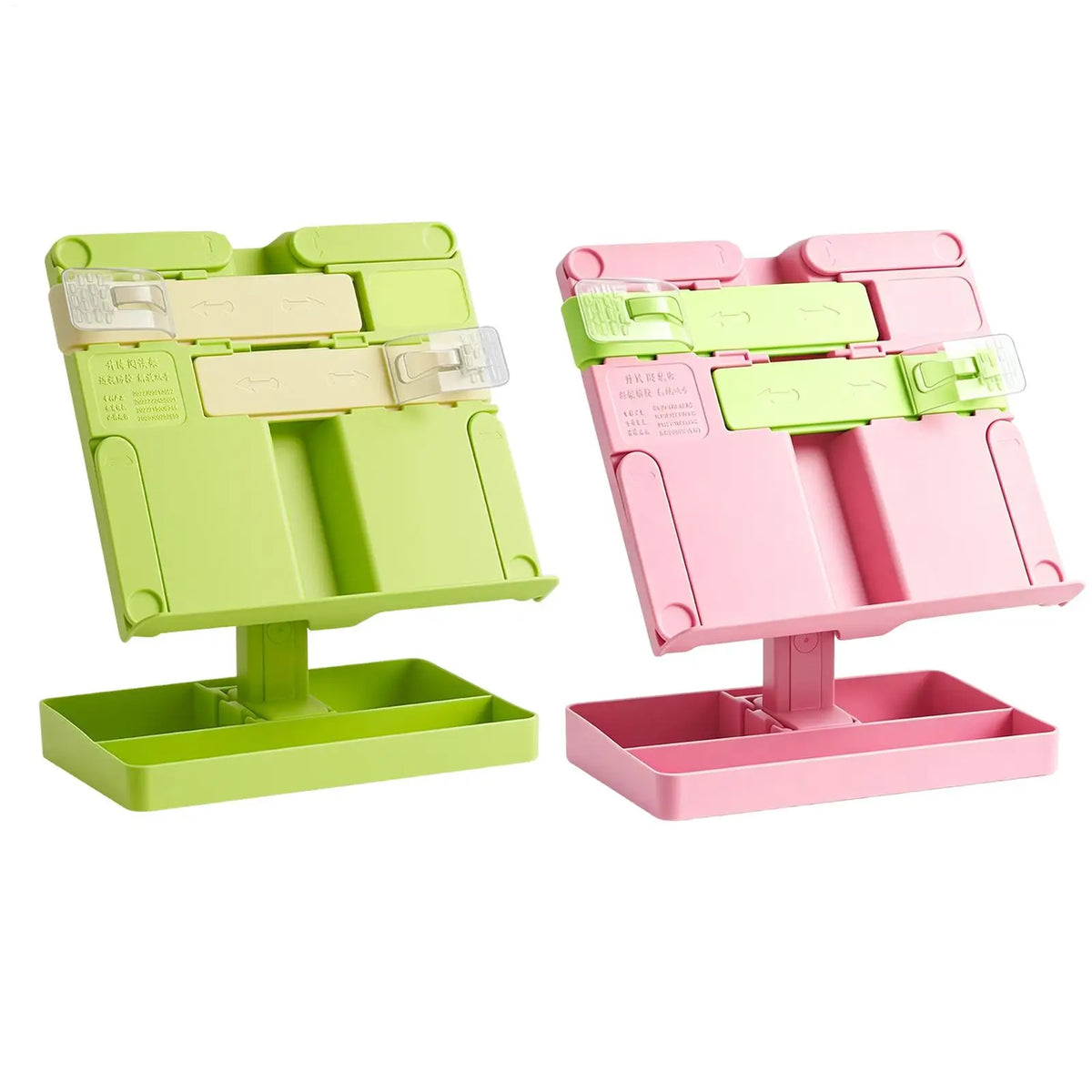 Adjustable Foldable Book Stand for Desk – Portable Book Holder Book Stand PLUSH