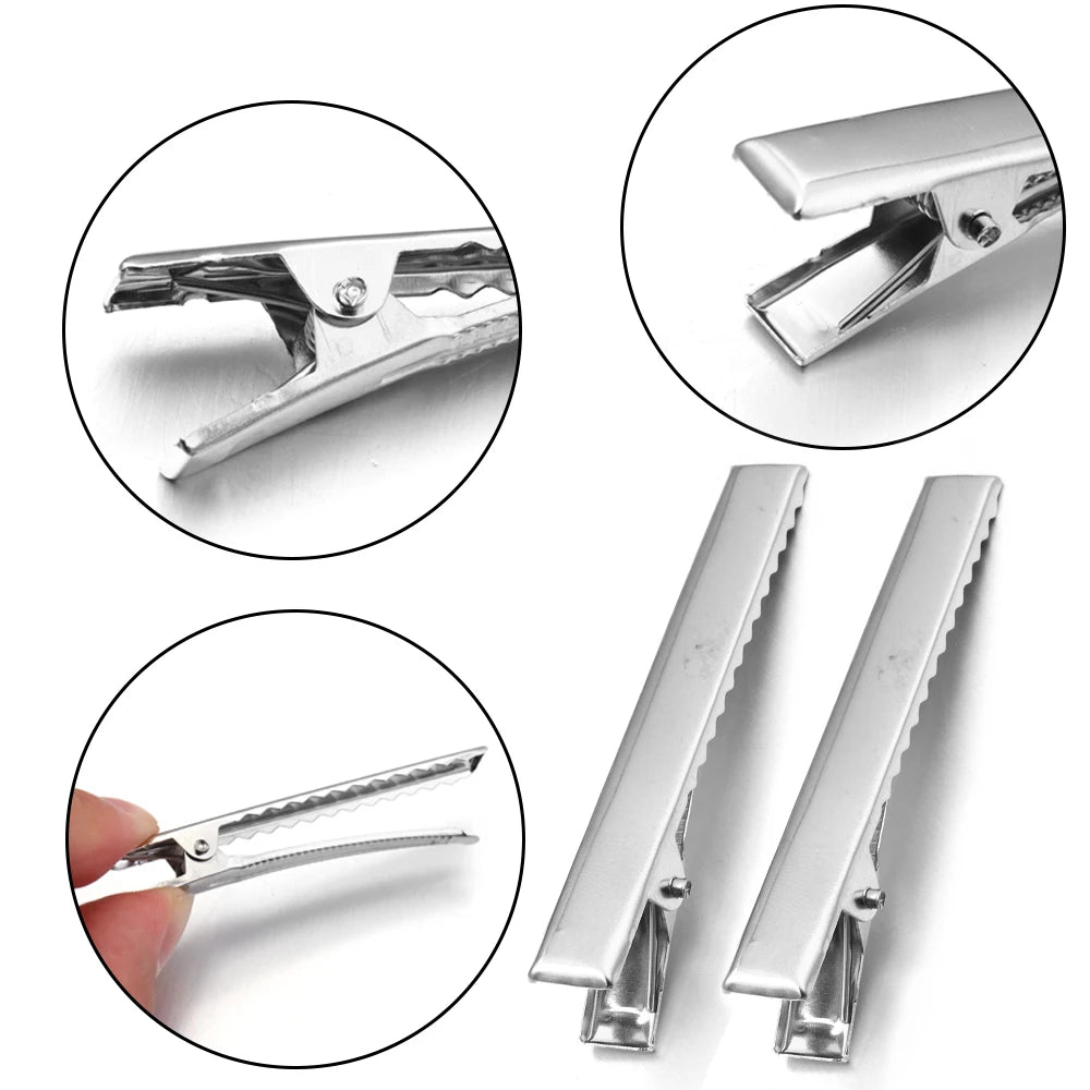 Metal Alligator Hair Clip Bases 20-50pcs | DIY Jewelry Making Hair Clip Findings PLUSH