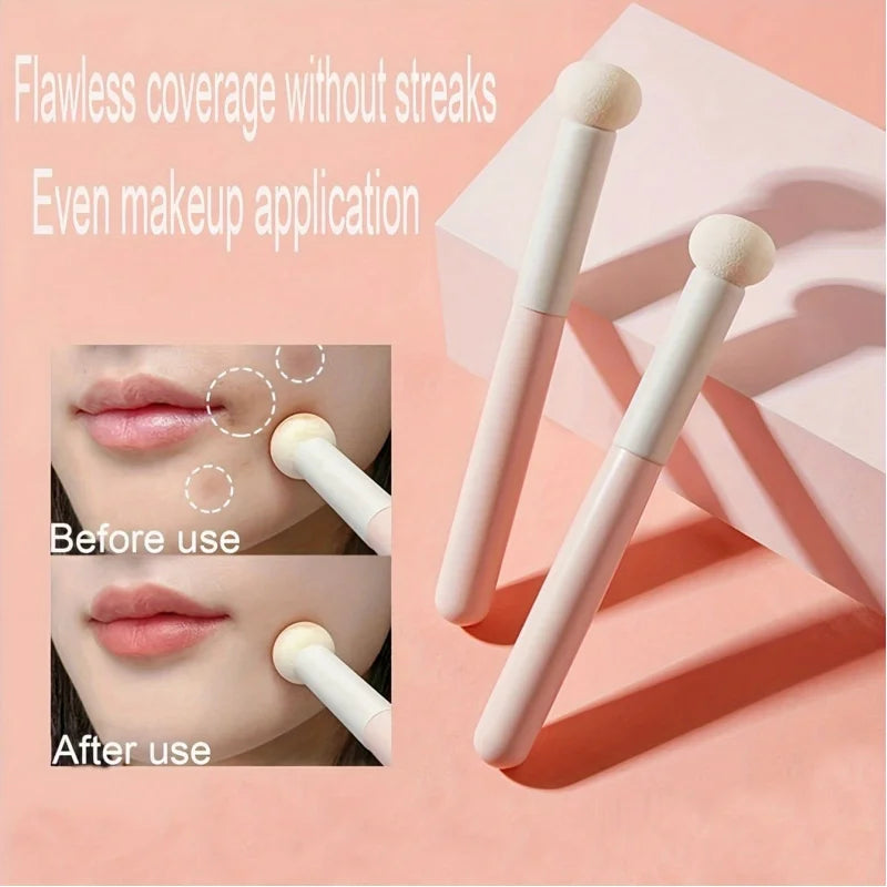 Mushroom Head Foundation & Concealer Brush Set – 2pcs Makeup Brush Set PLUSH