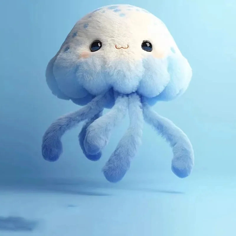 Jellyfish Plush Keychain Hanging Toy – Cute Stuffed Bag Charm Plush Keychain Charm PLUSH