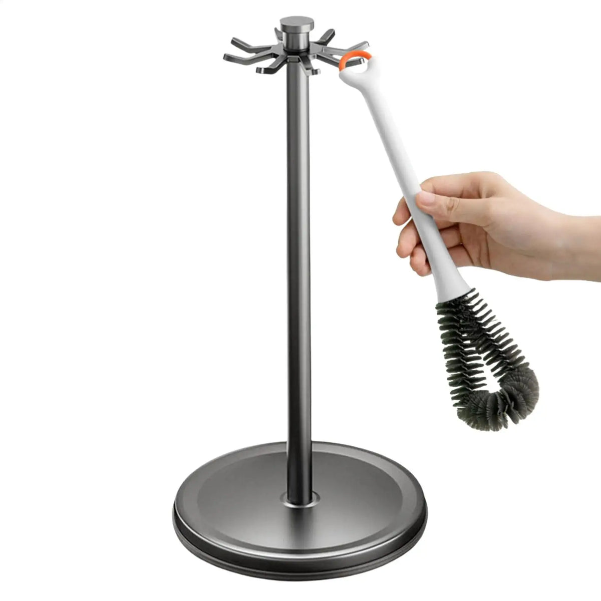 Rotating Kitchen Utensil Holder Rack – 8 Hooks Organizer Kitchen Utensil Rack PLUSH