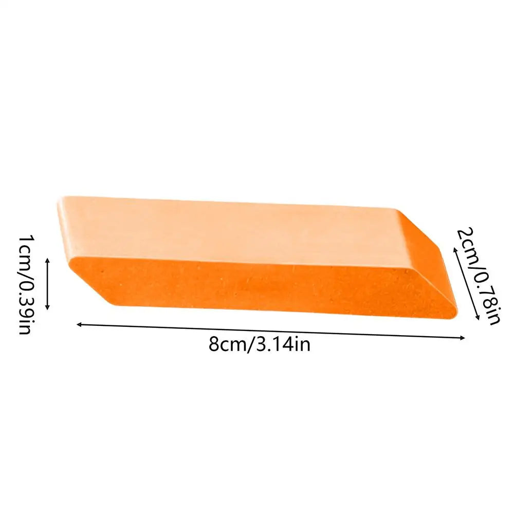 Rust Eraser Rubber Scrubber – Kitchen & Bathroom Cleaner Cleaning Scrubber PLUSH Orange 1PC