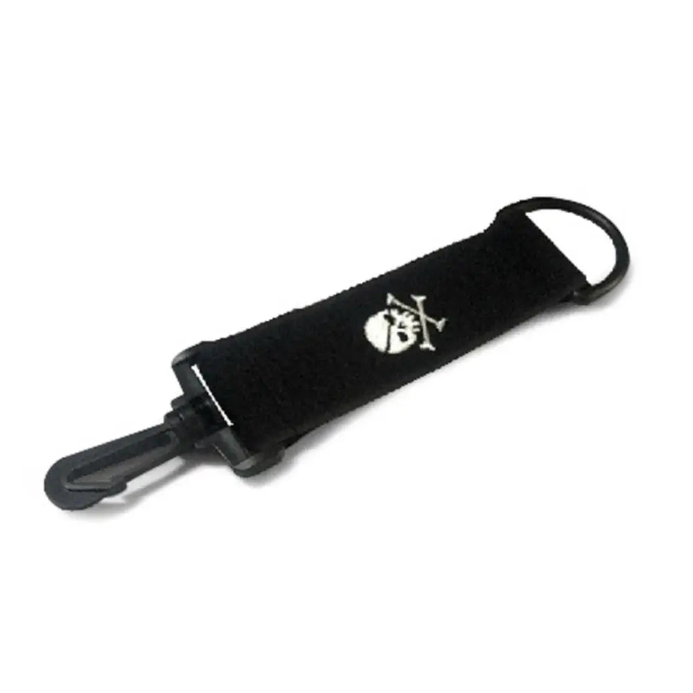 Skull Golf Towel with Carabiner Clip – Magic Tape Cleaning Golf Cleaning Towel PLUSH Black