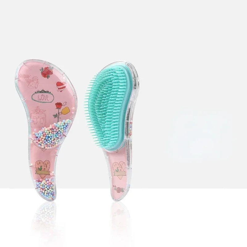 Unicorn Anti-Static Detangling Hair Brush – Salon Comb Detangling Hair Brush PLUSH 16