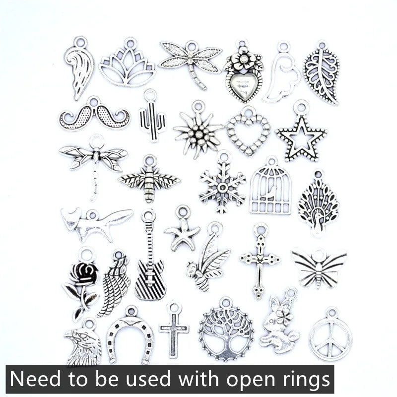 30pcs Dreadlock Braid Beads – Mixed Charm Hair Rings Set Hair Braid Beads PLUSH 30pcs NO.11