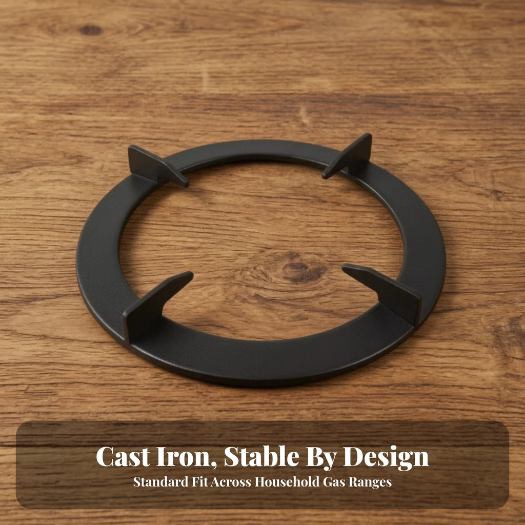 Heavy Duty Cast Iron Wok Support & Gas Burner Grate Reducer Burner Grate Reducer PLUSH