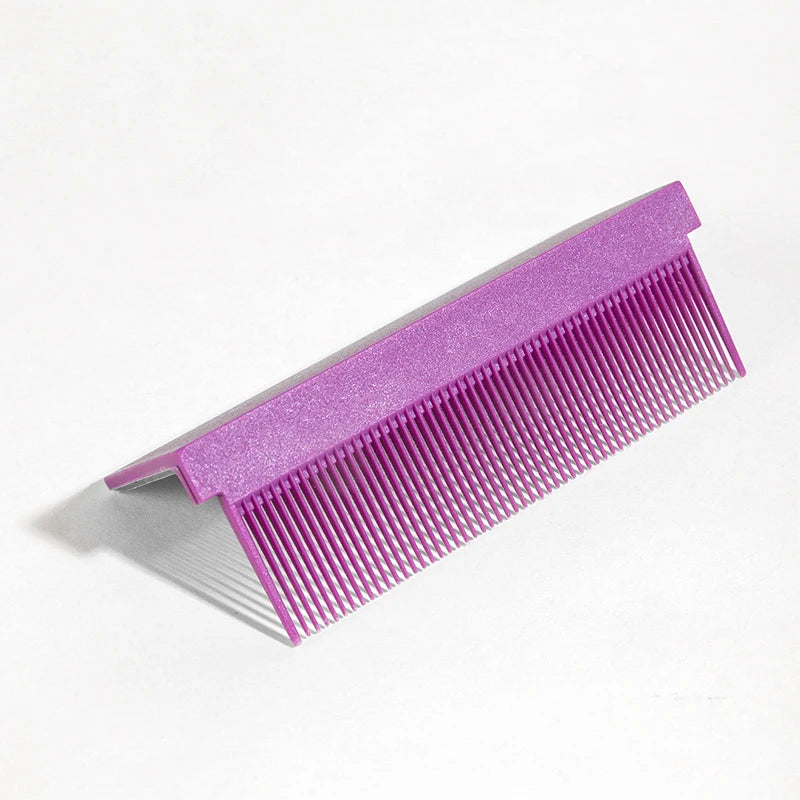 WANMEI Electric Hot Comb Straightener – Anti-Scald Natural Hair Electric Hot Comb PLUSH Purple