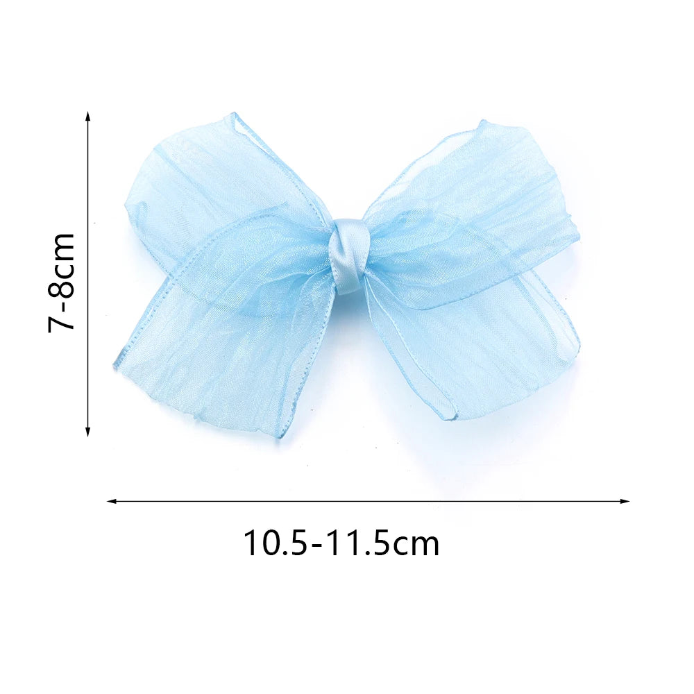 5pcs Satin Organza Ribbon Bows – DIY Crafts & Decoration Ribbon Bows PLUSH