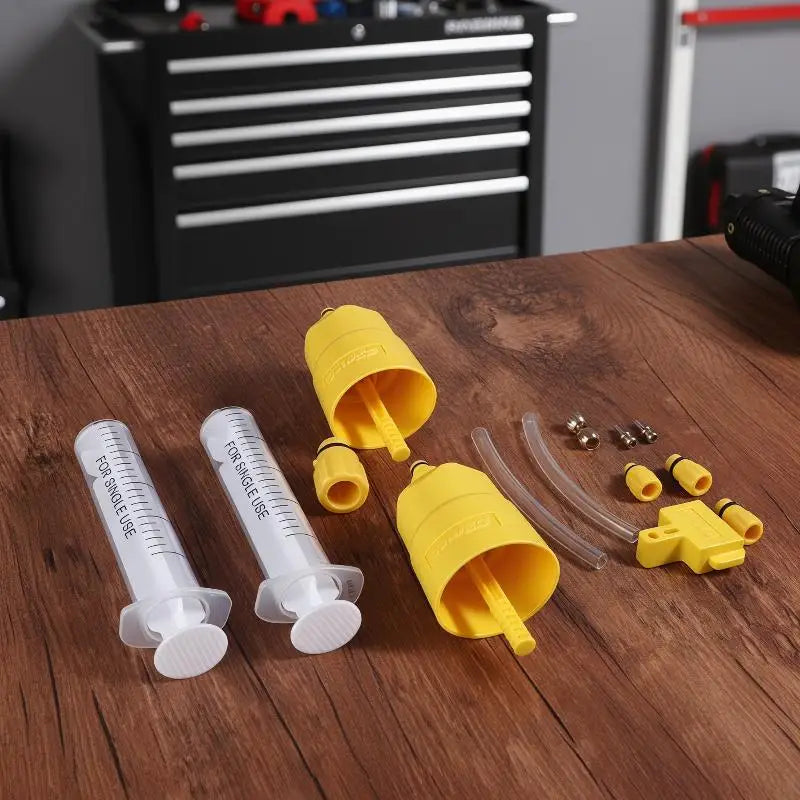 Hydraulic Disc Brake Bleed Tool Kit – All-in-One Bicycle Set Brake Bleed Tool Kit PLUSH