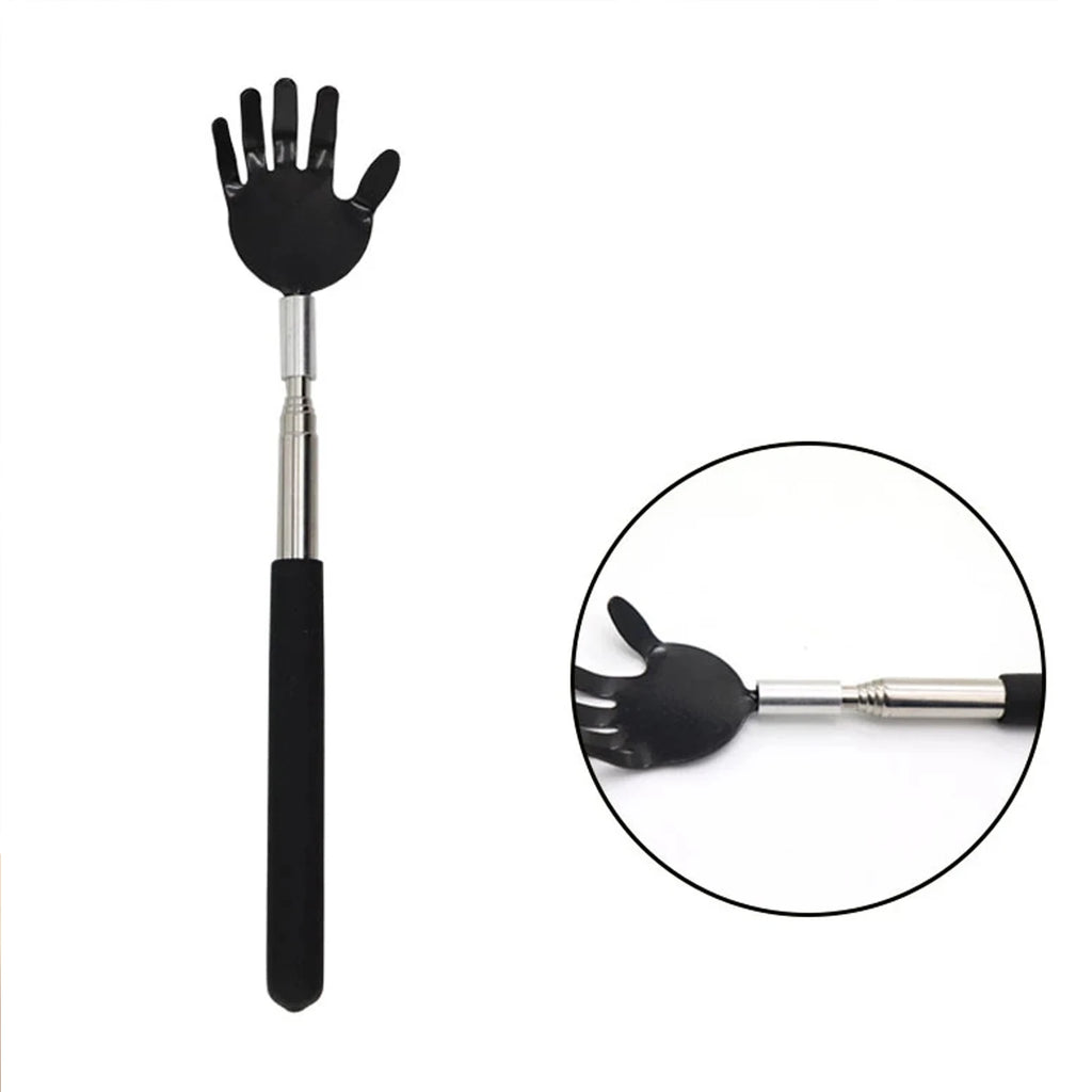 Telescopic Back Scratcher – Extendable Stainless Steel Tool Back Scratcher Tool PLUSH