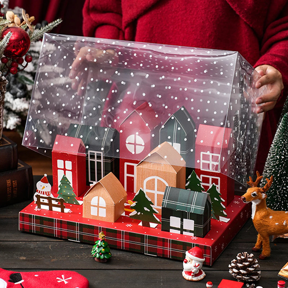 25pcs Christmas Advent Calendar Boxes – Snowman Candy Gift Set Advent Calendar Boxes PLUSH